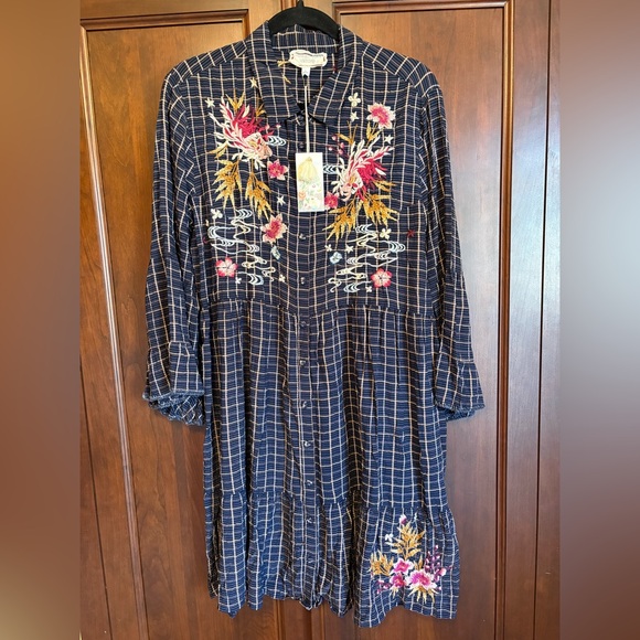 NWT Johnny Was Workshop Emiko Easy Tiered Dress - Picture 3 of 6